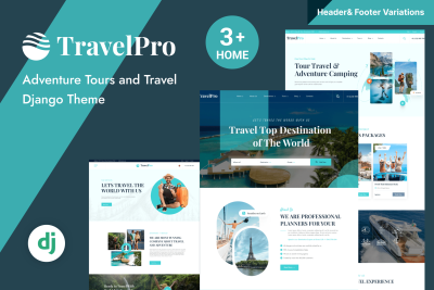 TravelPro - Tour and Travel Agency Django Template