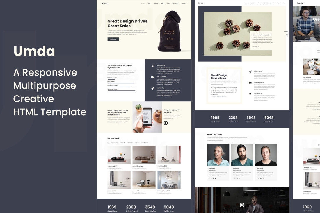 Umda - Innovative Multipurpose Creative Template