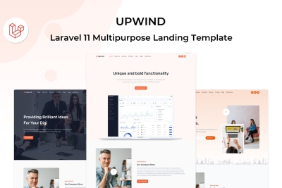 Upwind - Laravel 11 Landing Page Template