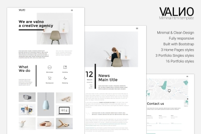 Valno - Minimal Creative Multi page Portfolio