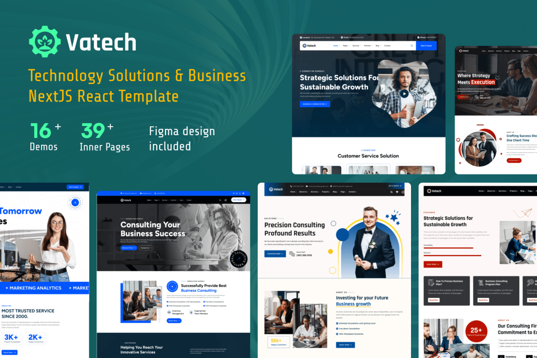 Vatech - Technology Solutions NextJS Template