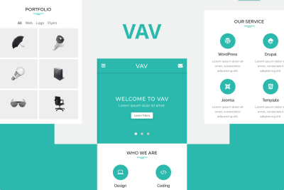 VAV - Clean Mobile Template