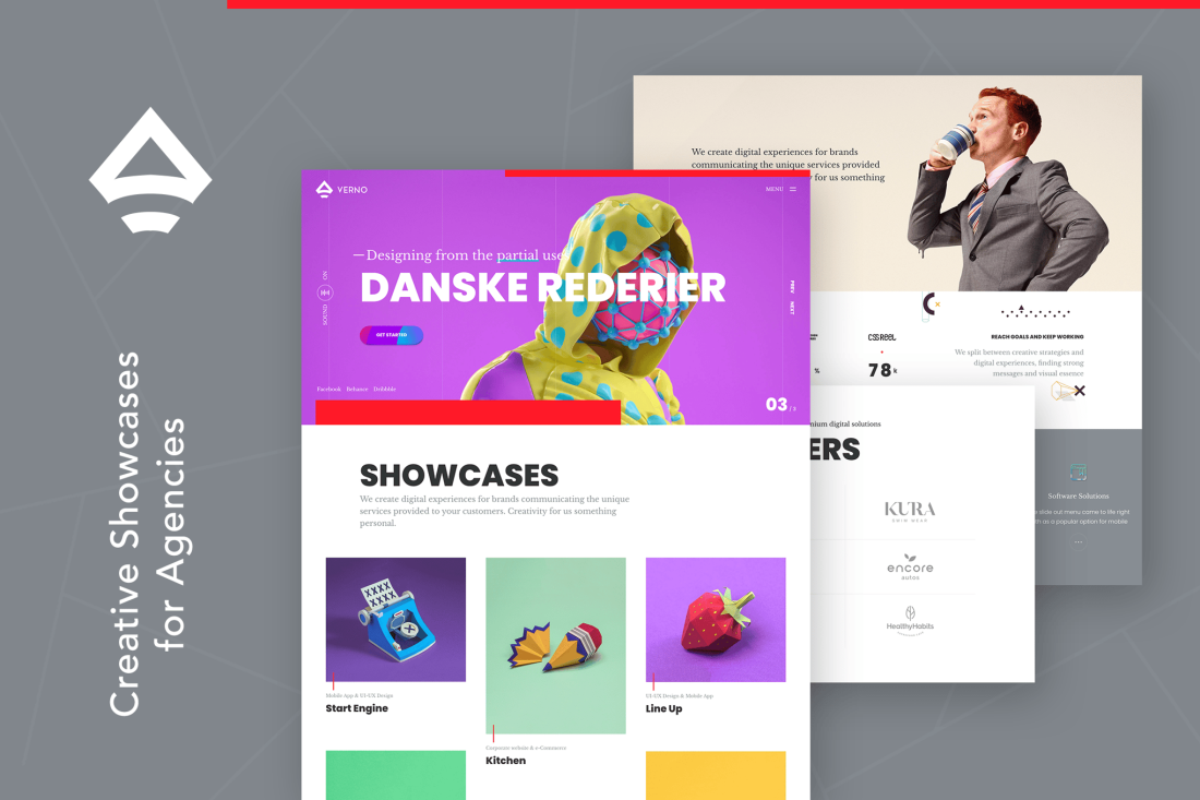 Verno | Creative Showcases for Agencies
