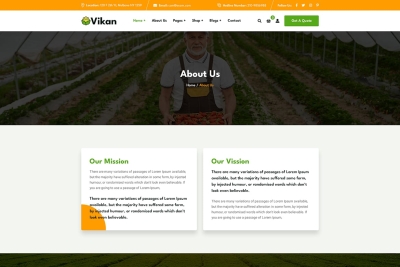 Vikan - Organic Food Store HTML Template