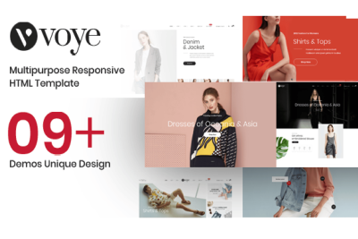 Voye – Multi Layout Fashion eCommerce HTML Templat