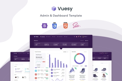 Vuesy - Admin & Dashboard Template