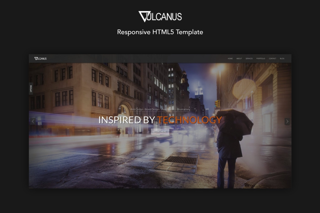 Vulcanus - Responsive HTML5 Template