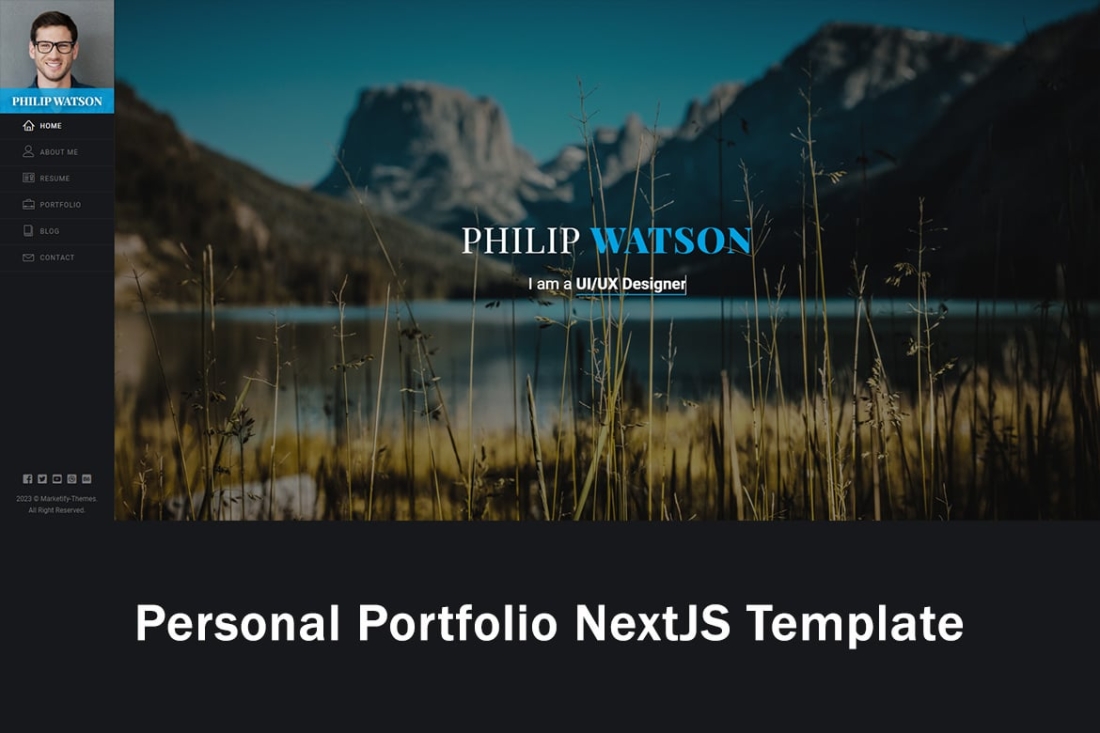 Watson - Personal Portfolio React NextJS Template