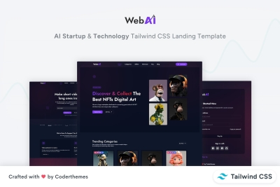 WebAi - AI Startup Technology Tailwind CSS Landing