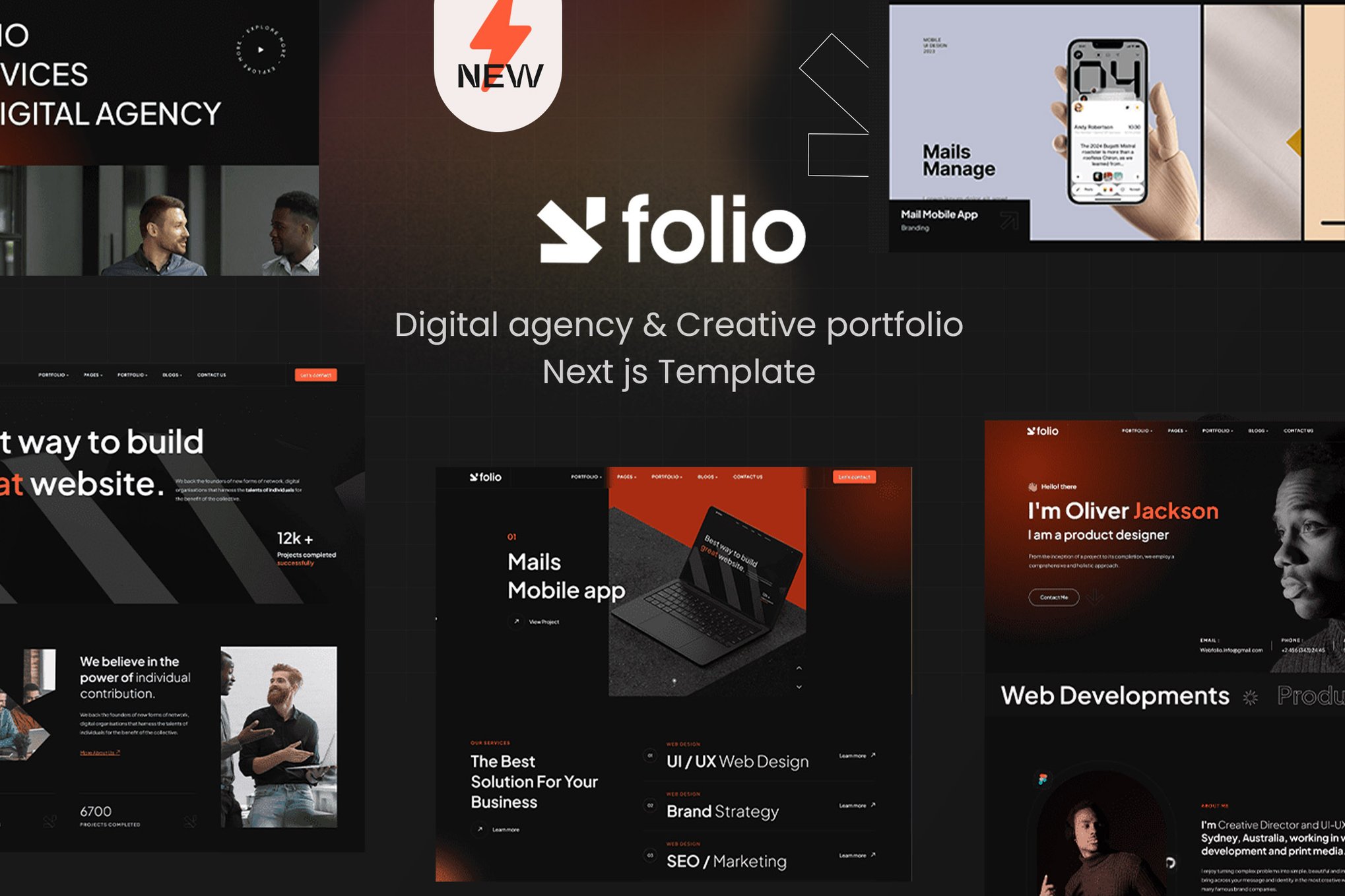 Webfolio – Creative Portfolio Next-js Template