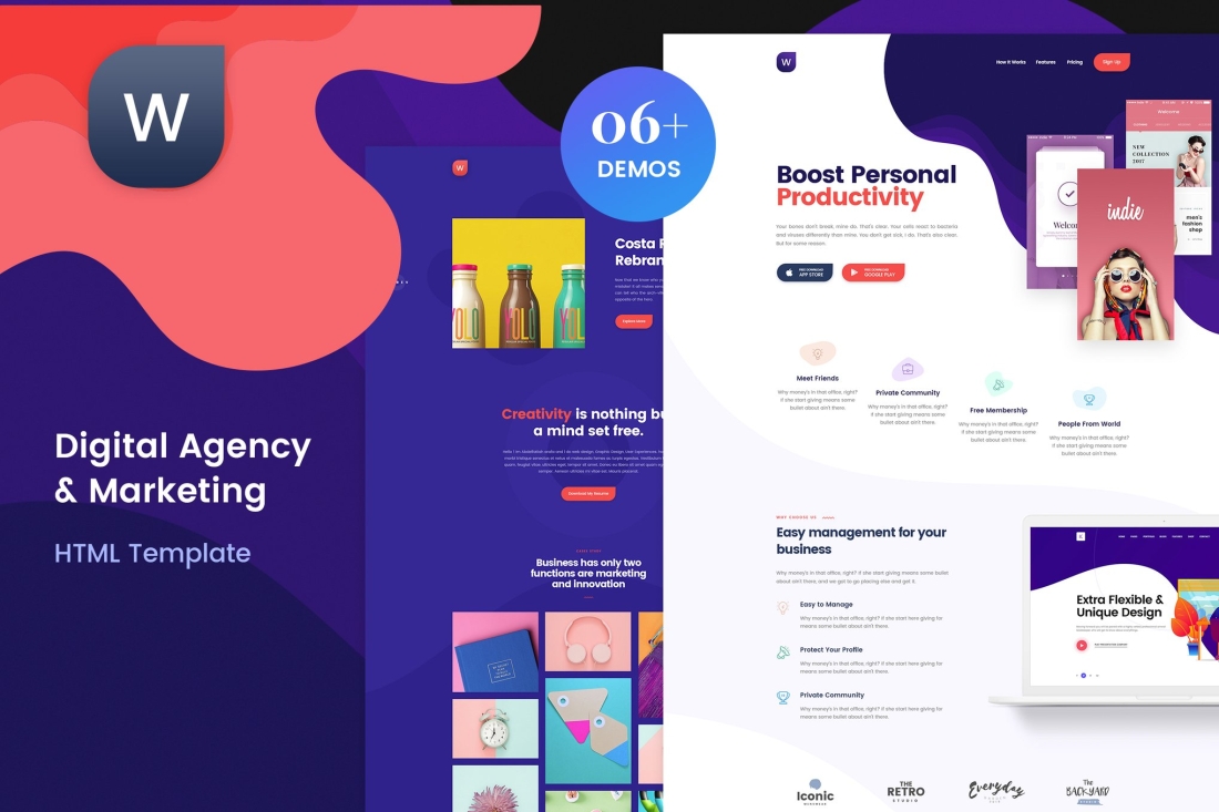 Wekala - Digital Agency & Marketing HTML5 Template
