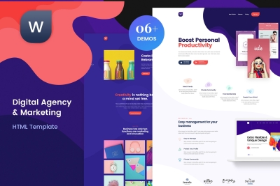 Wekala - Digital Agency & Marketing HTML5 Template