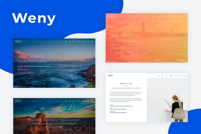 Weny - Responsive Coming Soon Template