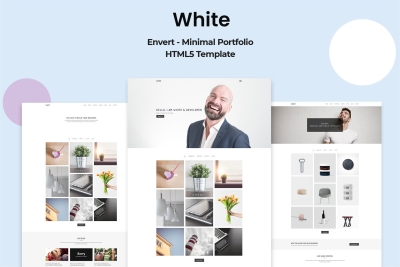 White – Minimal Portfolio Template