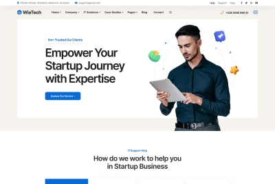 WiaTech - IT Services & Development React NextJS T