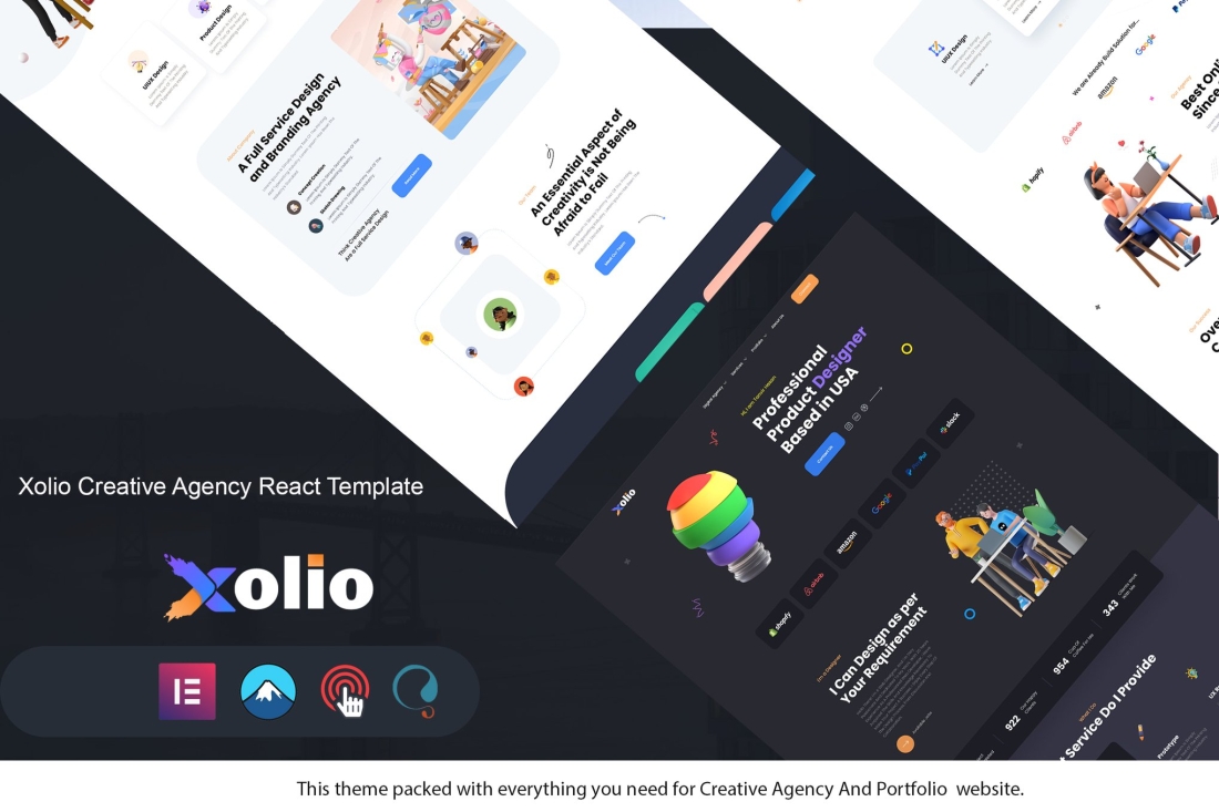 Xolio - Creative Agency & Portfolio React Template