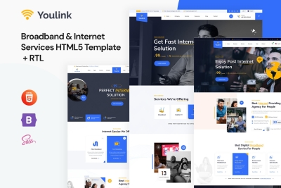 Youlink - Broadband & Internet Services Template