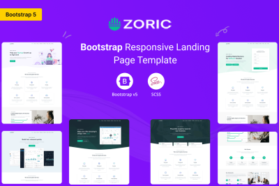 Zoric - Responsive Landing Page Template