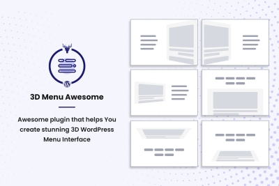 Stunning 3D Off Canvas Menu WordPress Plugin 1.0.5