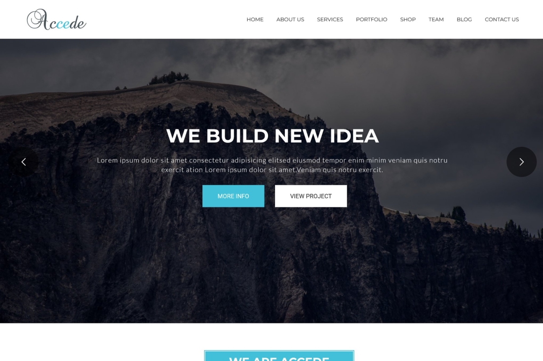 Accede - Digital Agency WordPress Theme 1.5