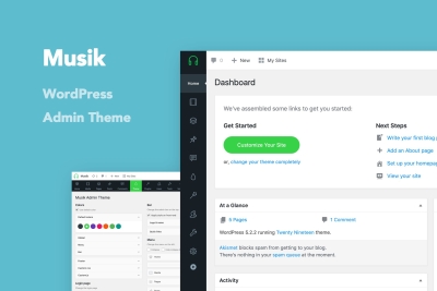 Musik - WordPress Admin Theme 3.2