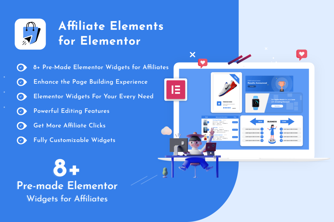 Affiliate Elements for Elementor 1.3