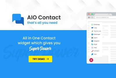 AIO Contact - All in One Contact Widget 2.6.2