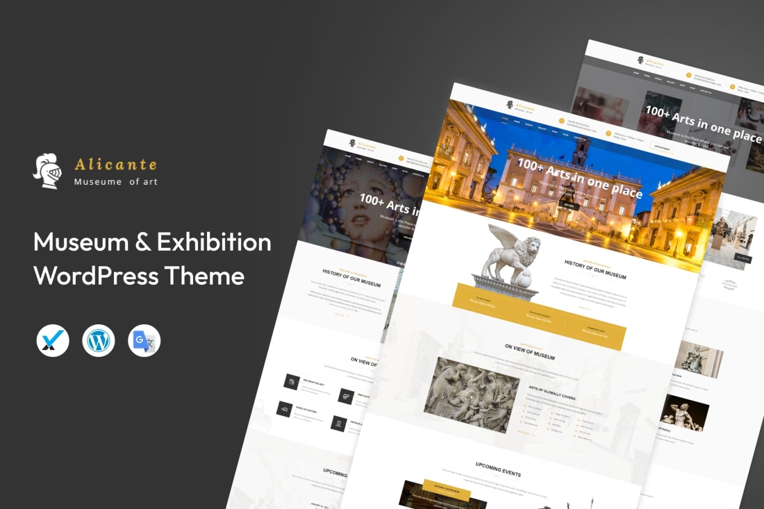Alicante - Museum & Exhibition WordPress Theme 3.0