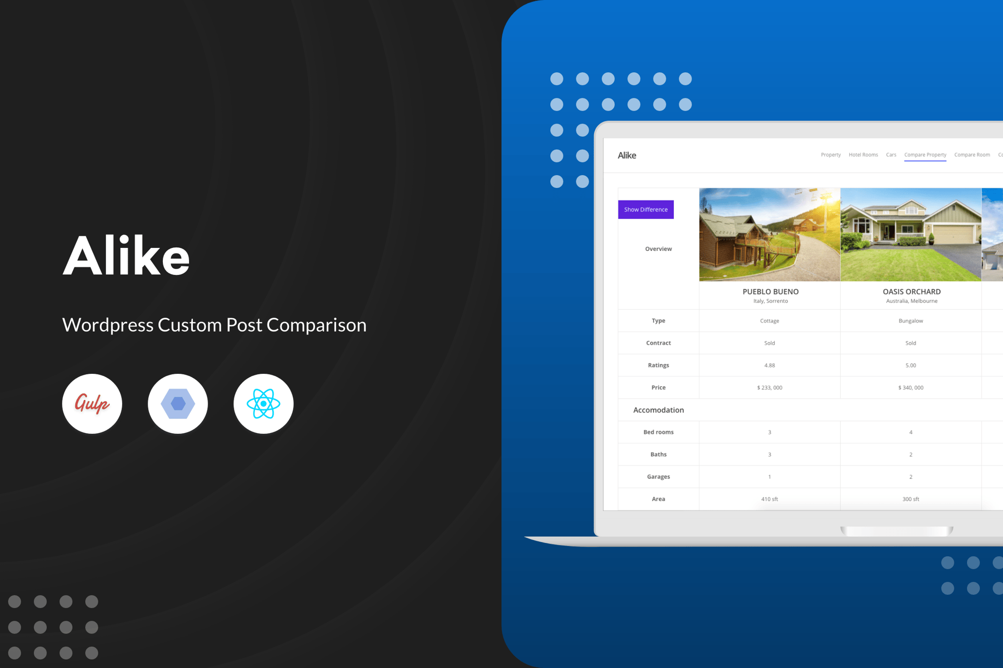 Alike – WordPress Custom Post Comparison 3.0.1