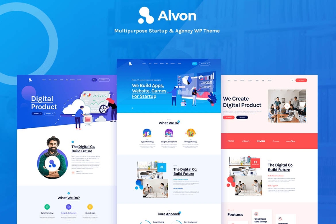 Alvon - Multipurpose Startup & Agency Theme 2.0.2
