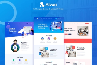 Alvon - Multipurpose Startup & Agency Theme 2.0.2