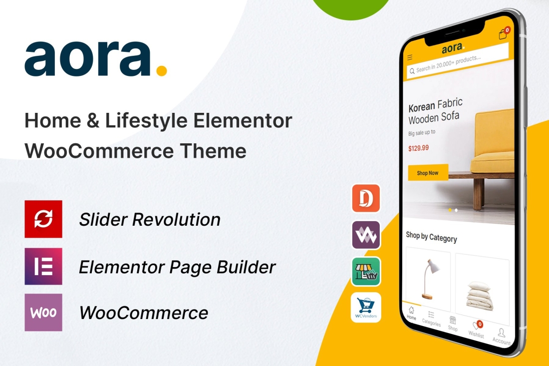 Aora - Home & Lifestyle Elementor Theme 1.3.10