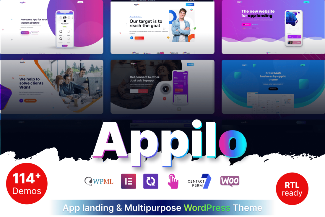 Appilo - App & Multipurpose WordPress Theme 7.0.0
