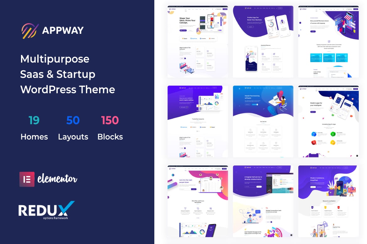Appway – Saas & Startup WordPress Theme 1.2