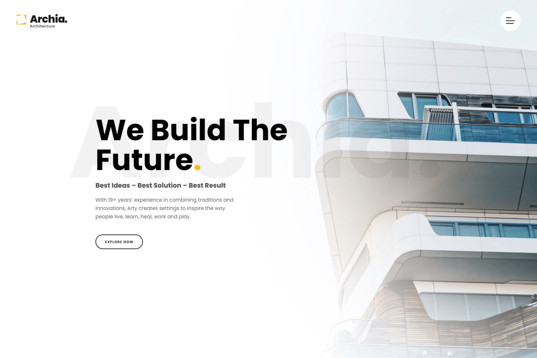 Archia - Architecture & Interior WordPress Theme 1.0.3
