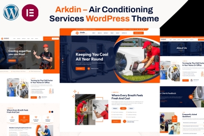 Arkdin - Air Conditioning Services WordPress Theme 1.1