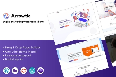 Arrowtic - Digital Marketing Agency WordPress Theme 2.0.7