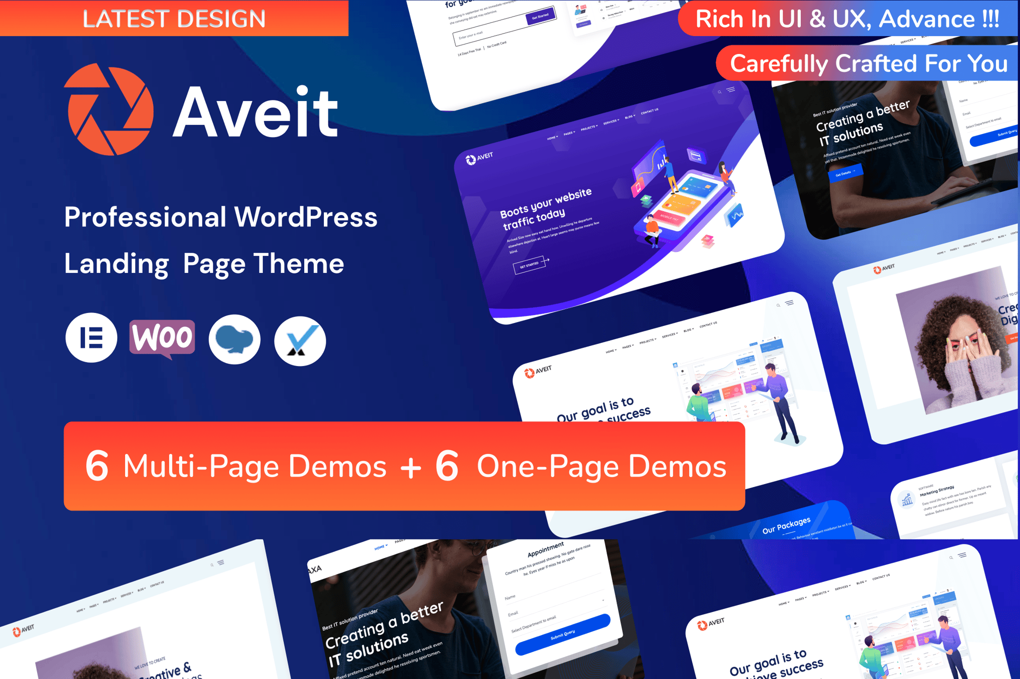 Aveti – Elementor Landing Page WordPress Theme 4.0.0