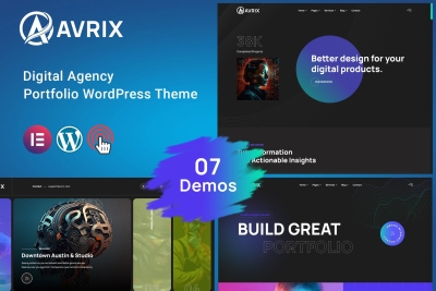 Avrix - Digital Agency Portfolio Theme 1.1