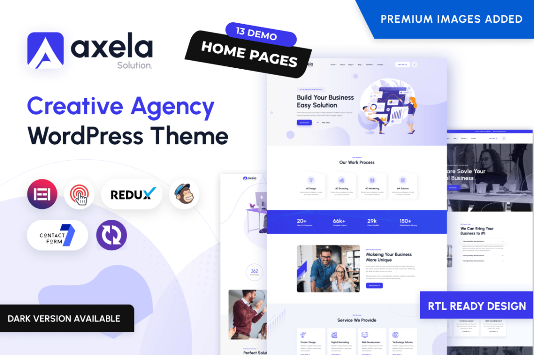 Axela - Creative Agency & Portfolio WordPress Theme 1.1.6