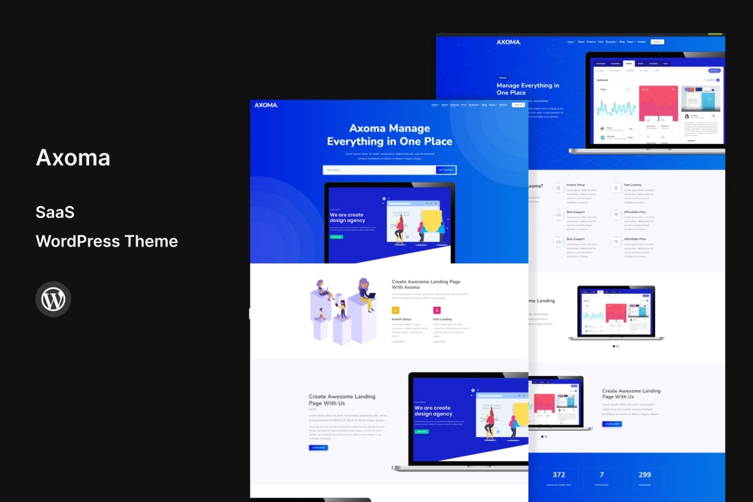 Axoma - WordPress SaaS Theme 2.6