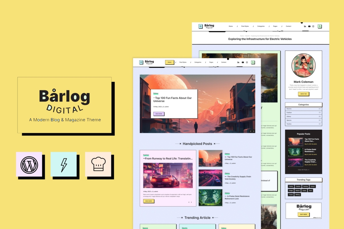 Barlog - A Modern Blog & Magazine Theme 1.1