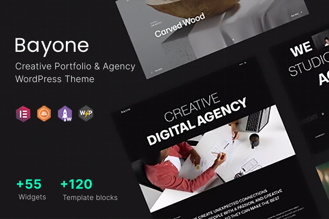 Bayone - Creative Agency & Portfolio WordPress The 1.0.3