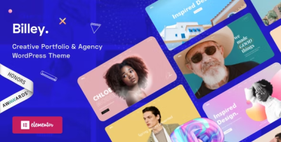 Billey - Creative Portfolio & Agency Elementor Theme 2.0.1