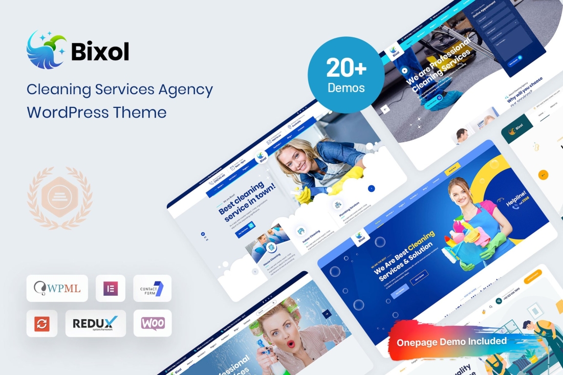 Bixol - Cleaning Services WordPress Theme 1.7.0