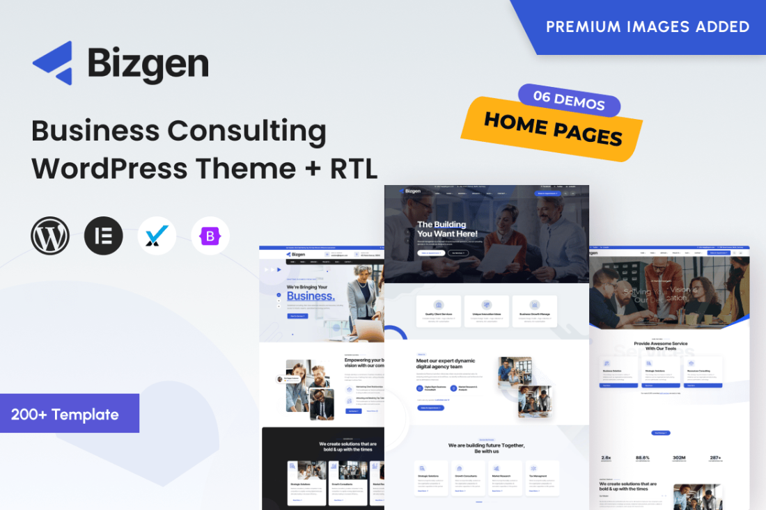 Bizgen - Business WordPress Theme + RTL 1.0.3