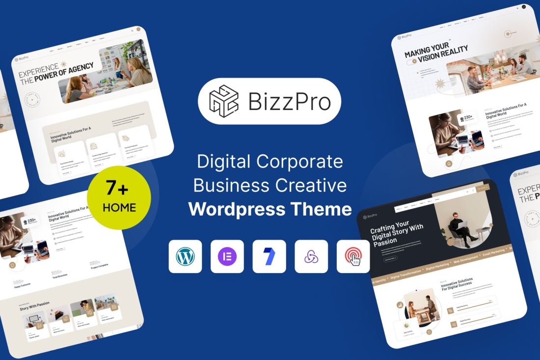 Bizzpro - Digital Business Creative Theme 1.0.1