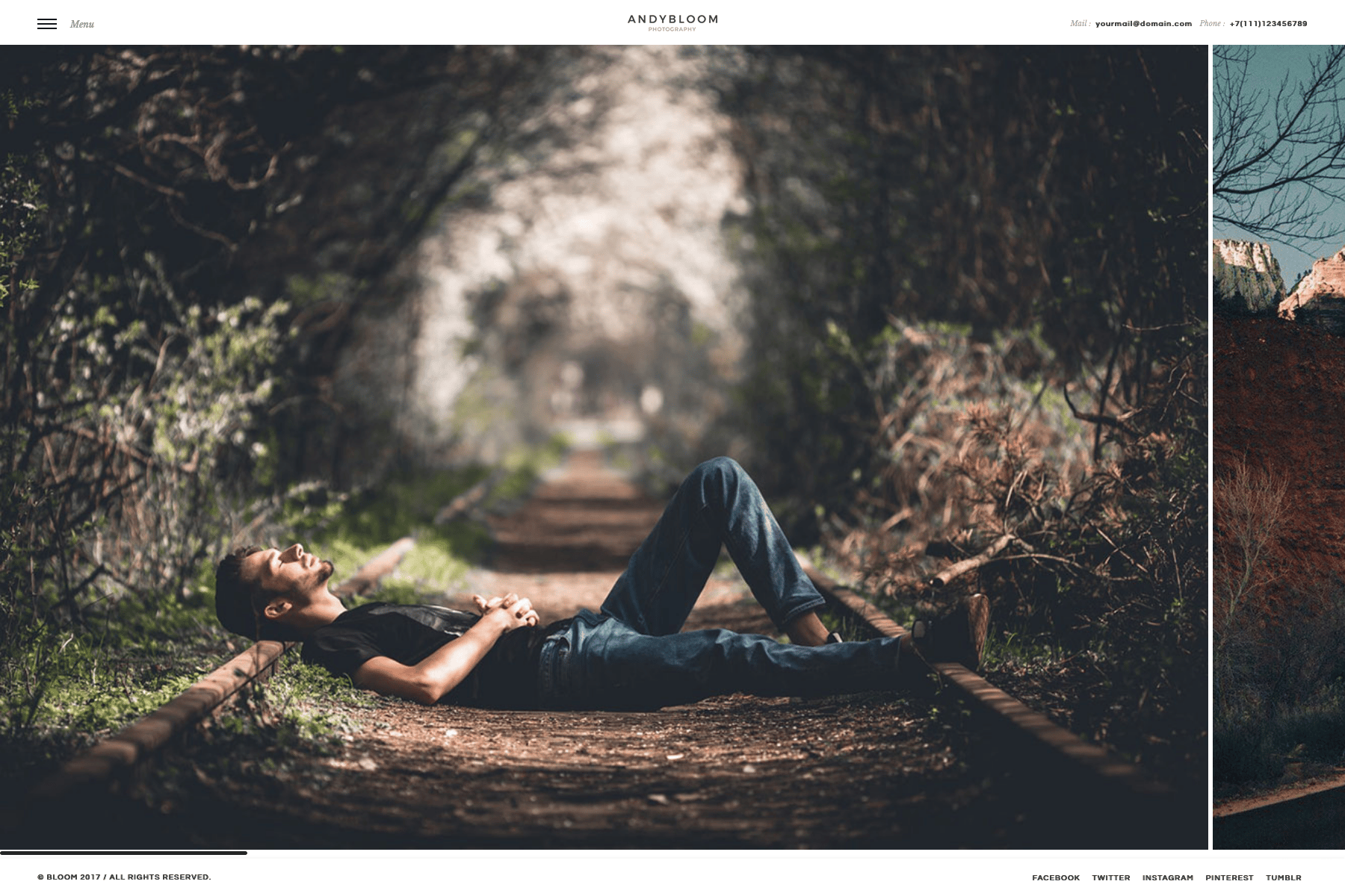 Bloom – Photography / Portfolio WordPress Theme 1.1