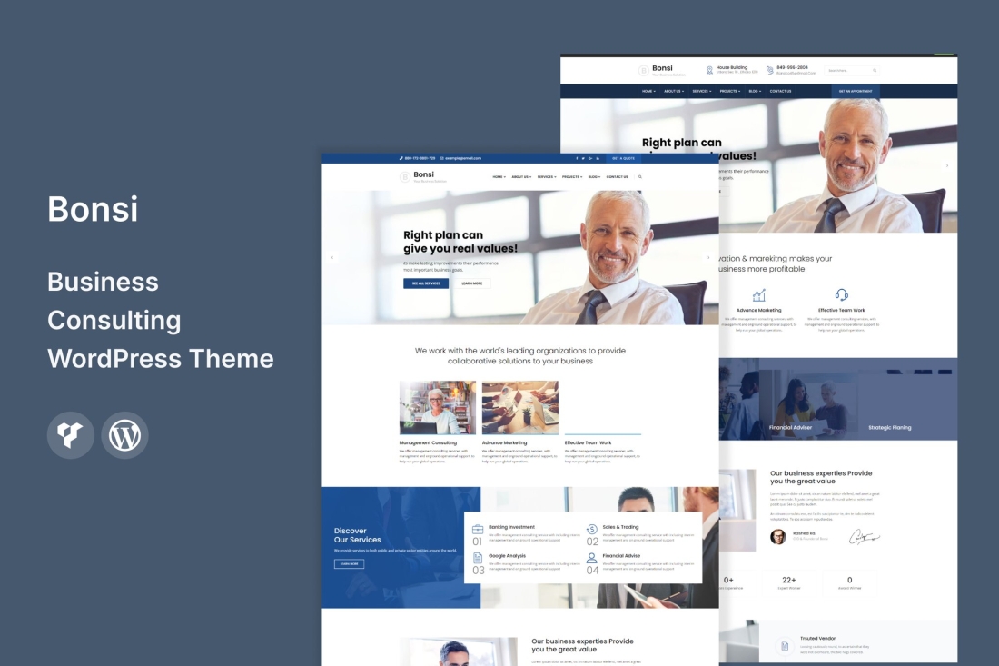 Bonsi - Business Consulting WordPress Theme 2.5