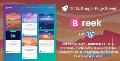 Breek - Minimal Masonry Theme for WordPress 4.1.0